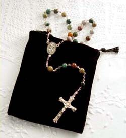 Velvet Rosaries bag